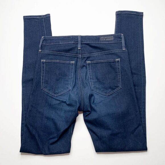 Adriano Goldschmied The Farrah High Rise Skinny Jeans Blue Size 25 Dark Wash - Picture 4 of 8